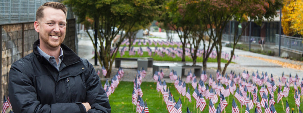 UW Tacoma student veteran Chris Burd