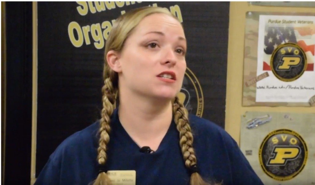 Purdue University Peer Advisor Stephanie Jo Millette