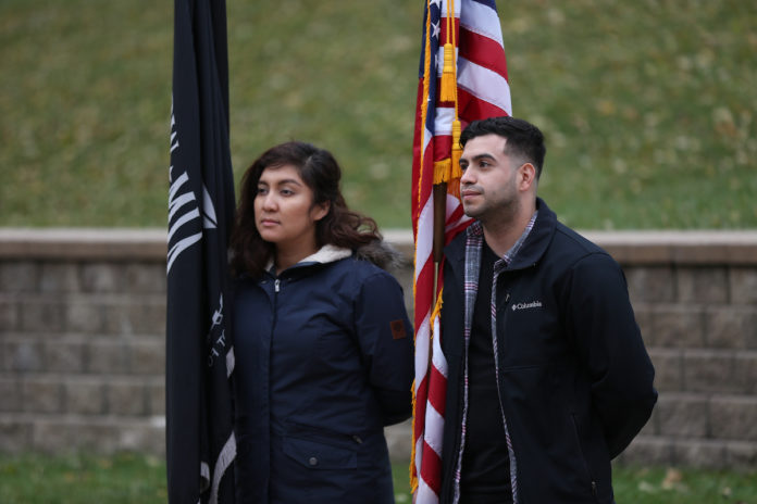 Student veterans at Johnson County Community College
