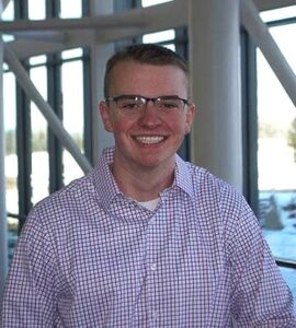 Grand Valley State University's Team Leader, Eliot Van Pelt