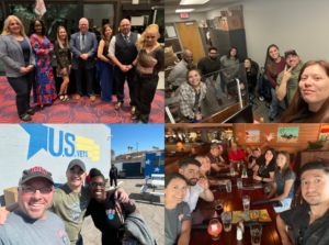 4 Images of the UNLV PAVE team in a collage