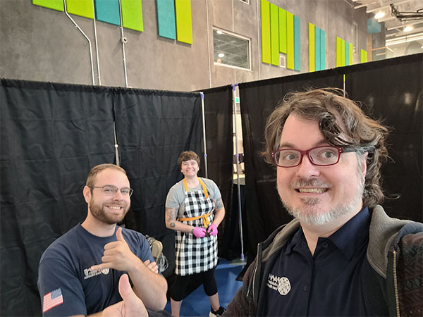 The Chemeketa CC PAVE team at a Stand Down event.